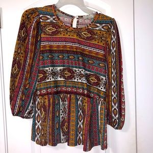 Cute abstract blouse